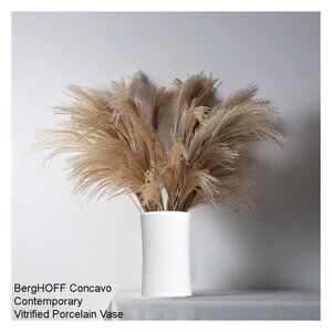 BergHOFF Concavo Contemporary Vitrified Porcelain Vase